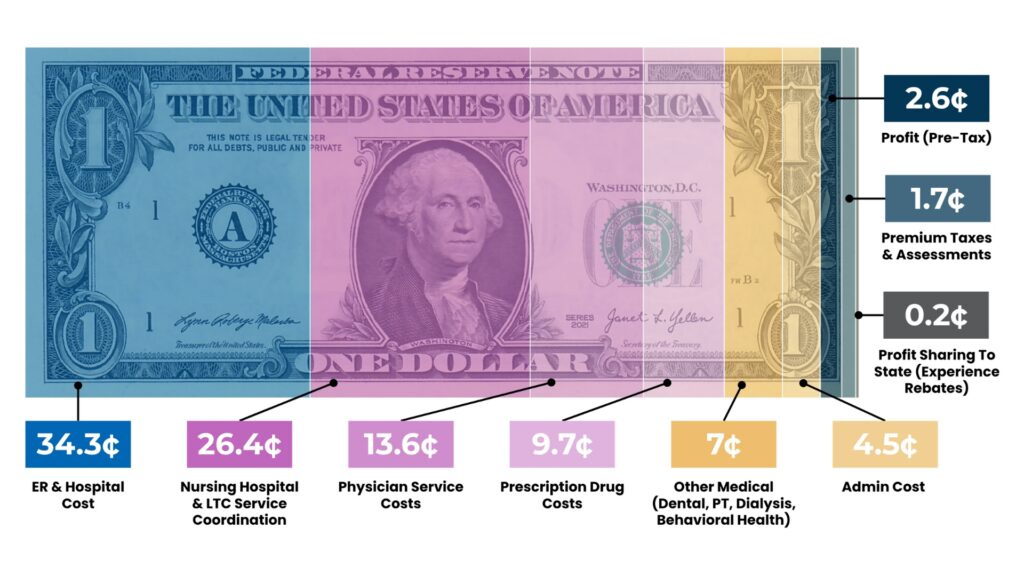 Where Every Texas Medicaid Dollar Goes